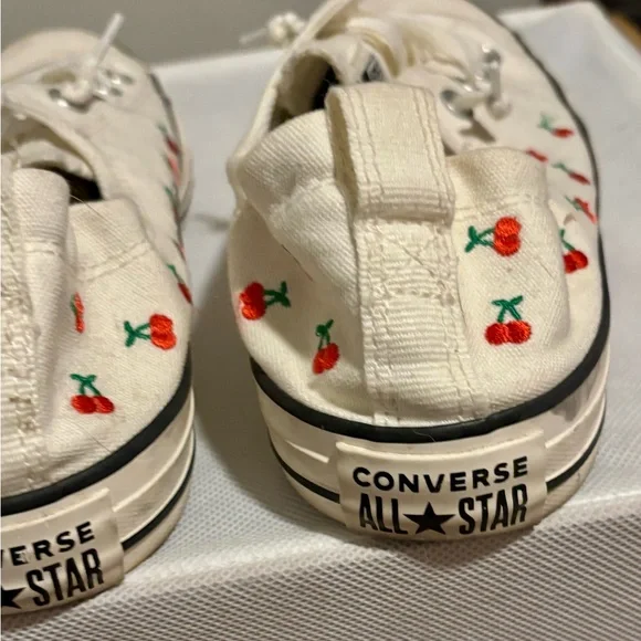 Converse Women’s Cherry Print Sneakers - Picture 2 of 3